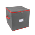 Ornament Storage Box with Dividers Zippered Lid and Viewing Window - Image 6