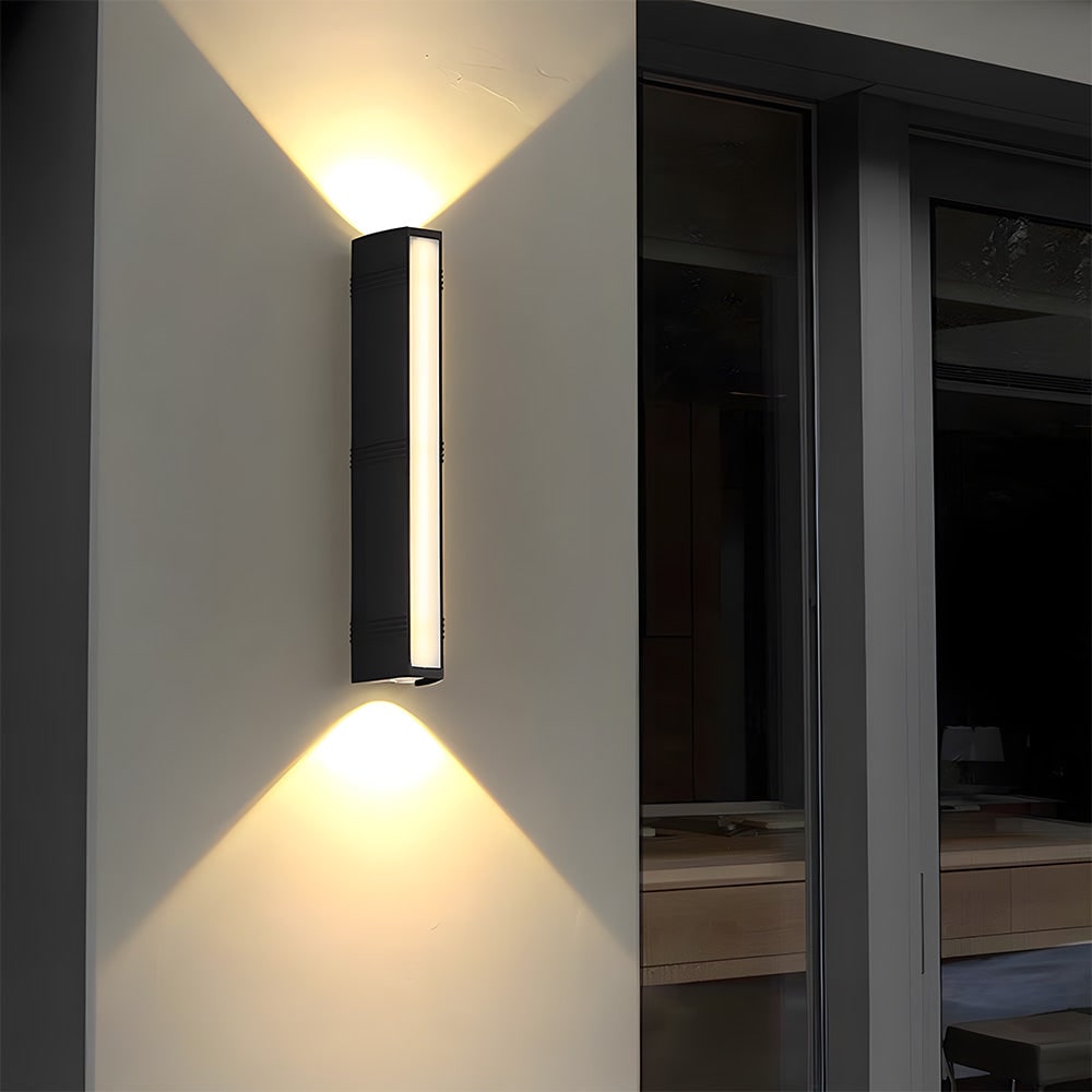 Outdoor Wall Lights LED Up and Down Modern Rectangular with Weather Resistance - Image 10