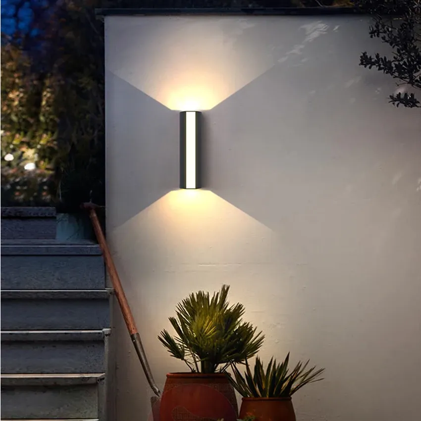 Outdoor Wall Lights LED Up and Down Modern Rectangular with Weather Resistance - Image 4