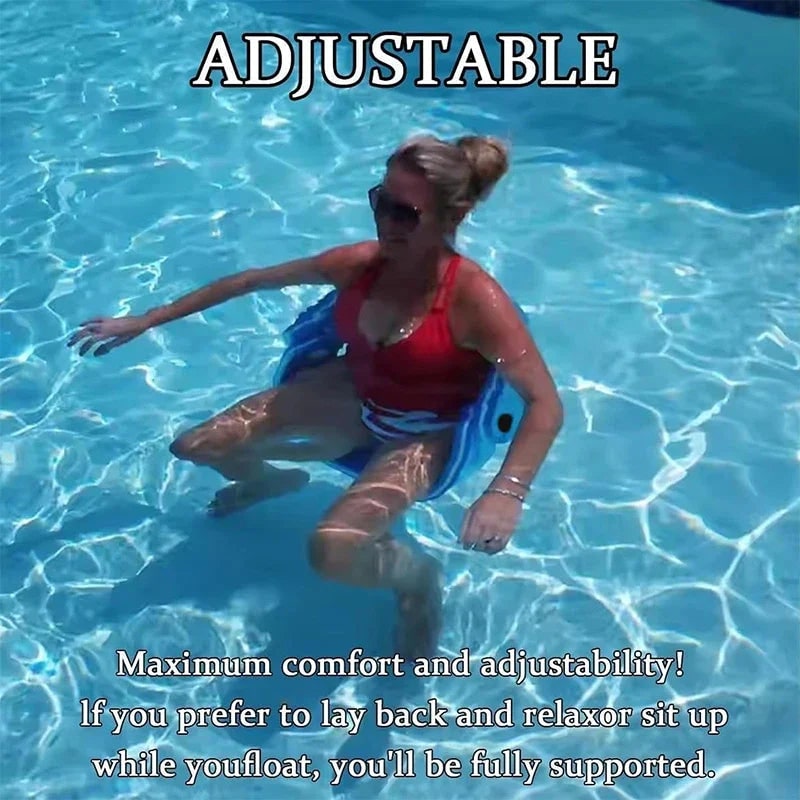 Pool Float Saddle with Adjustable Pivot Hinge and Flexible Foam Design - Image 5
