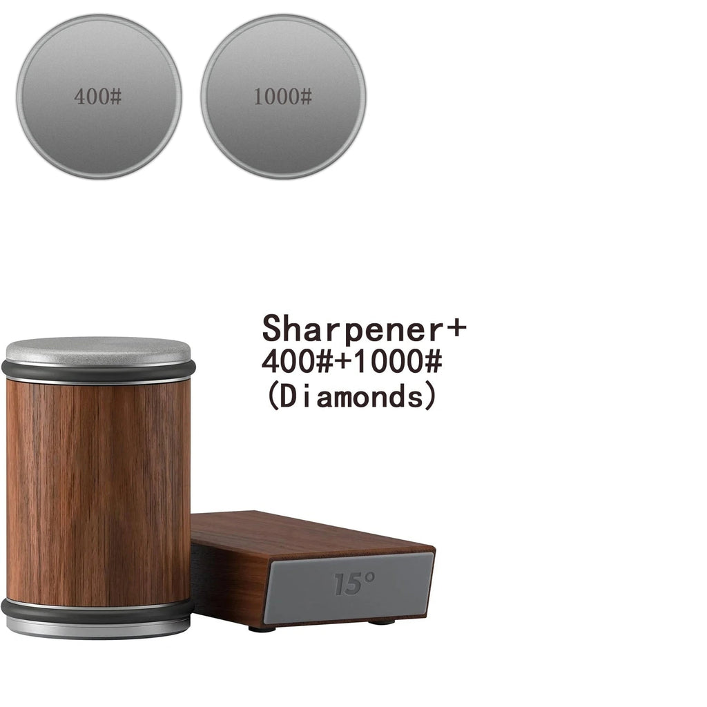 Rolling Knife Sharpener with Manual Diamond-Coated Dual-Angle Magnetic Guide - Image 48
