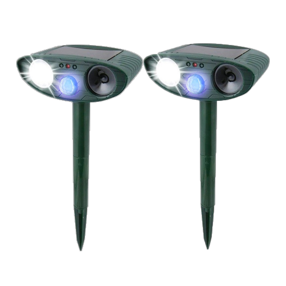 Solar Powered Ultrasonic Pest Repeller with Motion Sensor and Flashing LED Light - Image 19