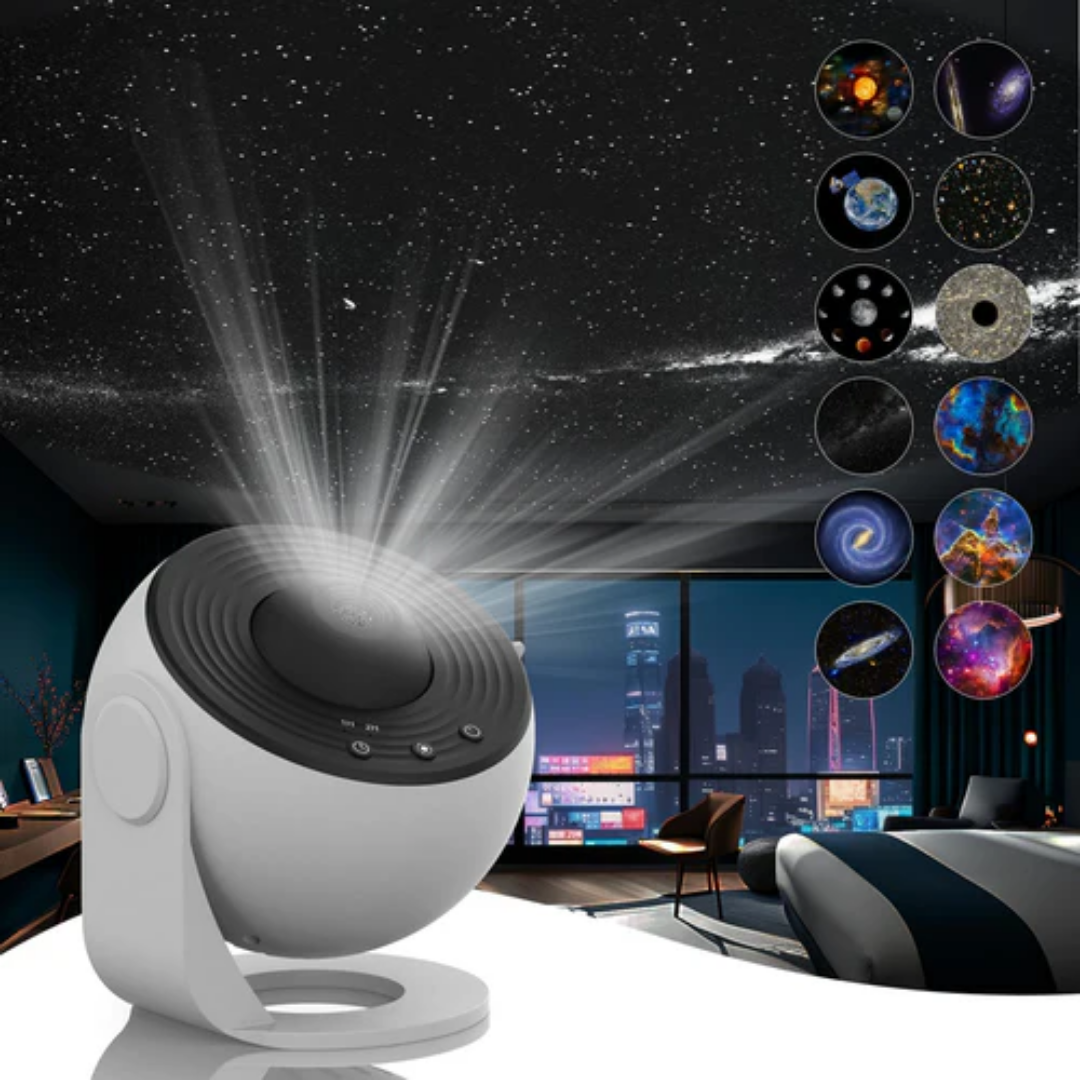 Star Projector Night Light with 360° Rotating Galaxy Projection and Adjustable Stand - Image 16