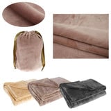USB Heated Blanket with Plush Fleece Energy Efficient Electric with Storage Bag - Image 5