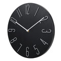 Wall Clock with Raised Wire Numbers and Silent Minimalist Design - Image 2