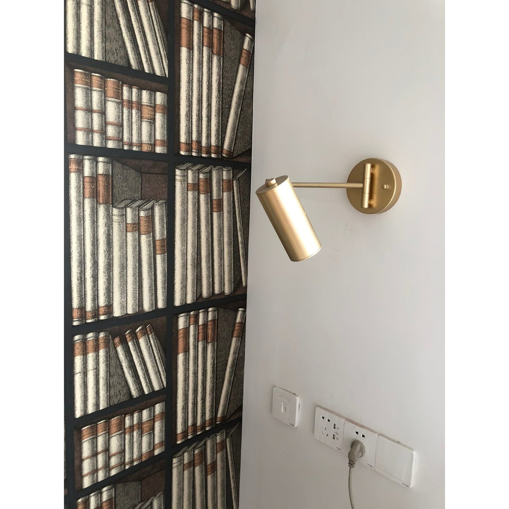 Wall Sconce with Adjustable Swing Arm and Focused LED Reading Light - Image 31