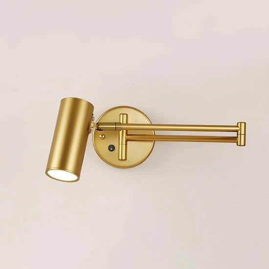 Wall Sconce with Adjustable Swing Arm and Focused LED Reading Light - Image 42