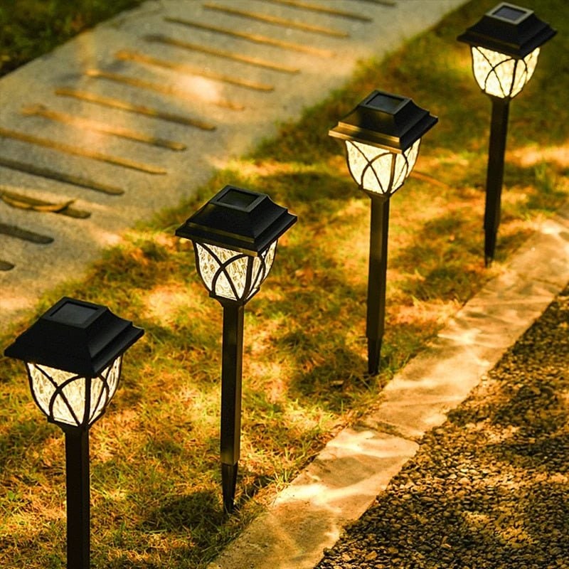 Wireless Solar Path Lights LED Automatic Garden Stake Waterproof - Image 1